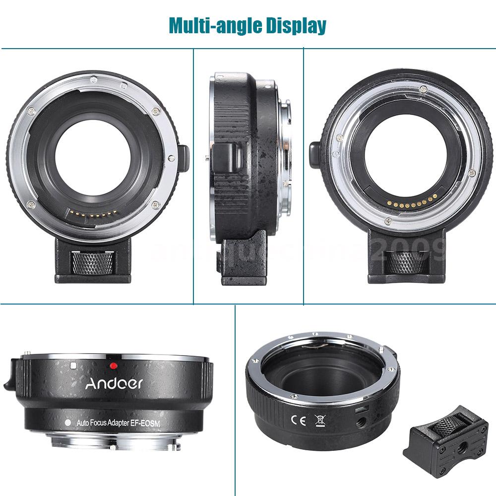 Lens Mount Adapter For Canon Ef Ef-s Series Lens To Eos M Ef-m M2 M3 